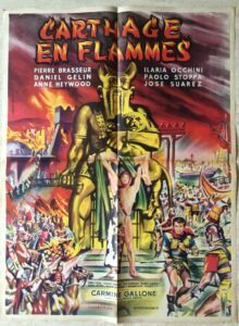 affiche de cinéma cathage en flammes