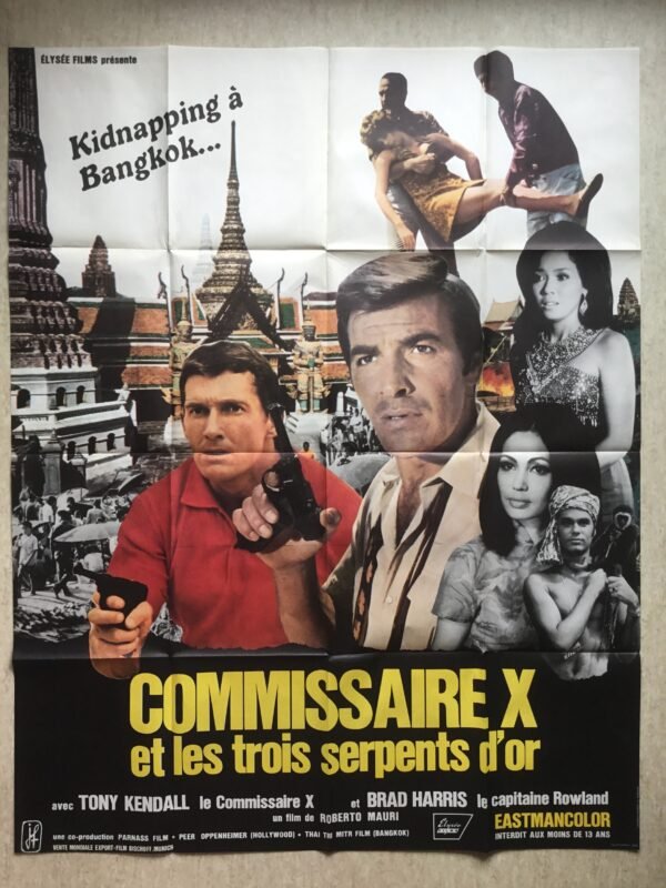 Commissaire X et les trois serpents d'or