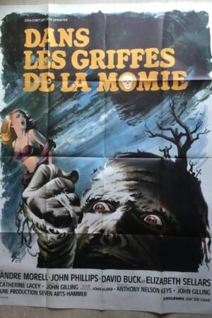 affiche cinema dans les griffes de la momie