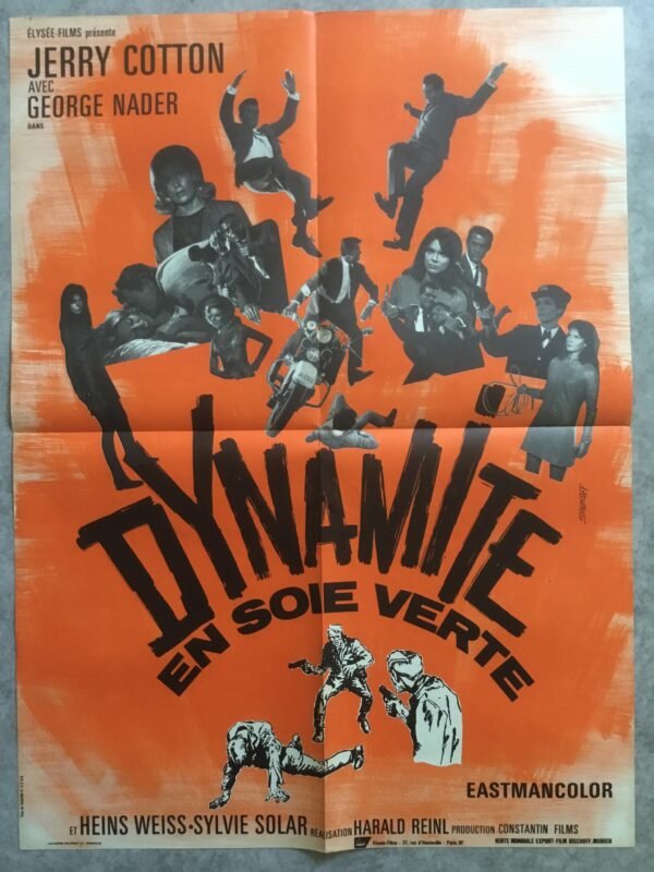 Dynamite en soie verte