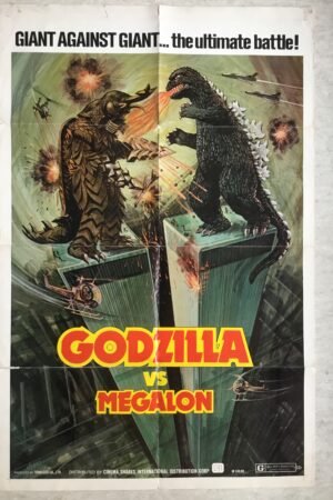 affiche cinema Godzilla vs megalon