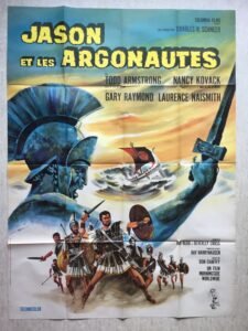 Affiche originale de cinéma du film Jason et les argonautes
