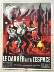 affiche de cinema le danger vient de l'espace