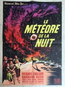 Le météore de la nuit, affiche originale de cinéma.