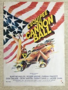 affiche de cinema l'équipée du cannonball