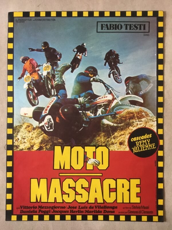 Affiche cinéma petit format Moto Massacre