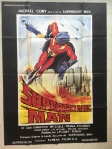 Affiche originale de cinéma du film Supersonic Man