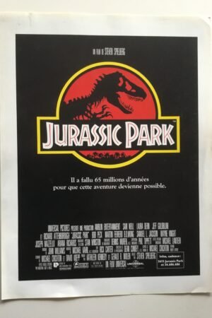 affiche cinema Jurassic Park