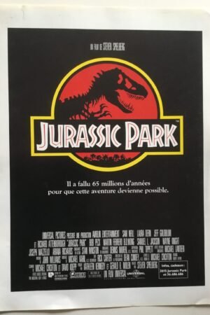 affiche cinema Jurassic Park