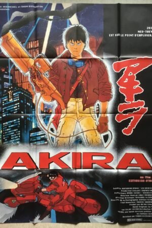 Affiche originale de cinéma du film d'animation AKIRA.