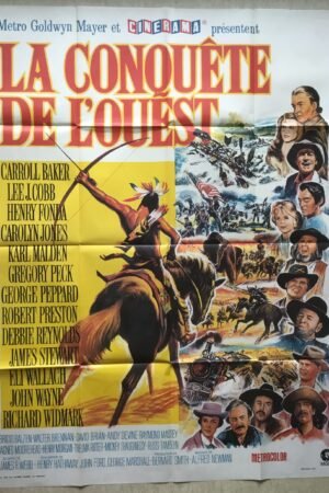 affiche cinema la conquete de l'ouest