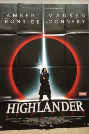 affiche de cinéma highlander le retour