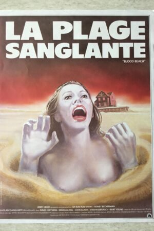 affiche de cinema la plage sanglante