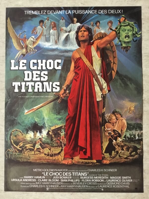 affiche de cinema le choc des titans