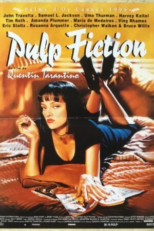 affiche de cinema pulp fiction petit format