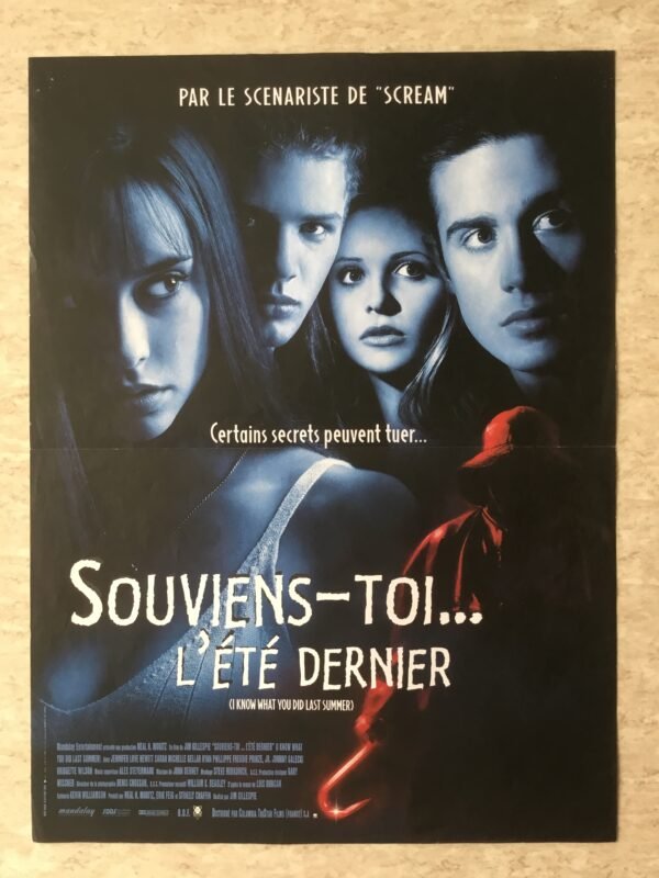affiche de cinema souviens toi l'été dernier
