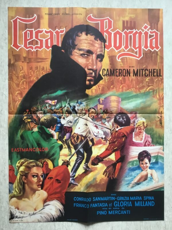 affiche de cinema César Borgia