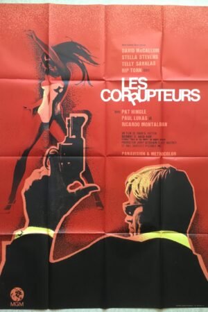 affiche cinéma les corrupteurs (litho)