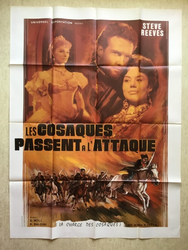 affiche cinema les cosaques passent à l'attaque