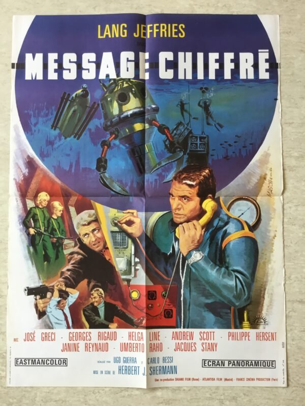 affiche cinema message chiffré