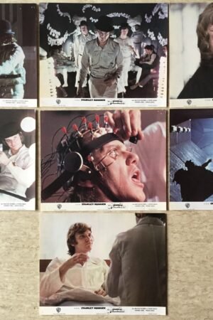 jeu de 7 photos d'exploitation cinema Orange mécanique