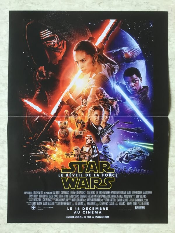 affiche cinéma star wars le réveil de la force