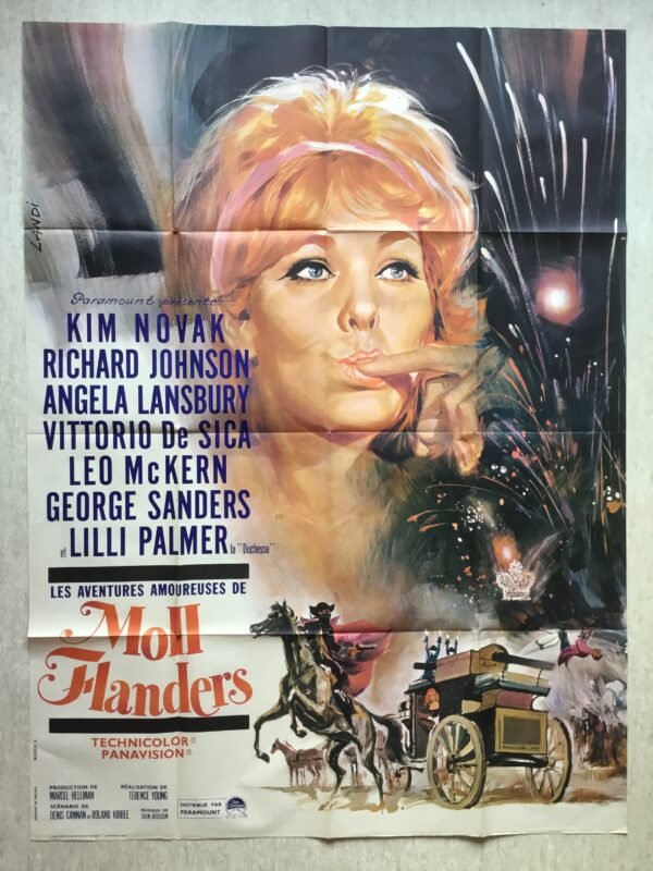 grande affiche cinéma Les aventures amoureuses de Moll Flanders