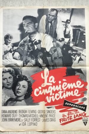 la cinquième victime affiche cinéma