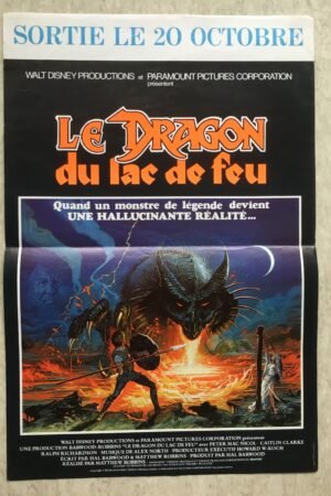 affiche de cinéma le dragon du lac de feu
