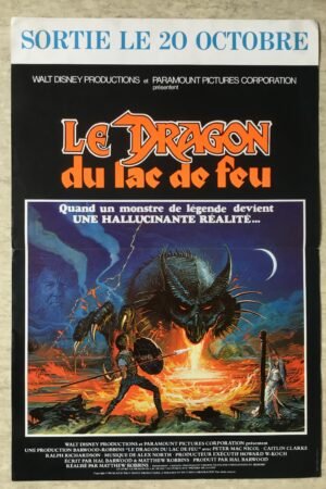 Affiche cinéma le dragon du lac de feu