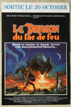 Affiche cinéma le dragon du lac de feu