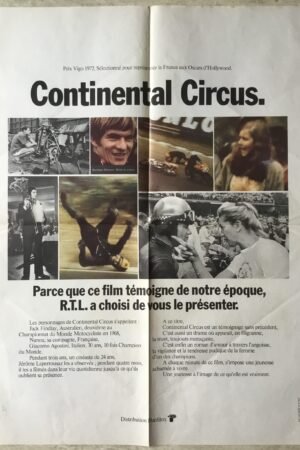 affiche cinéma continental Circus