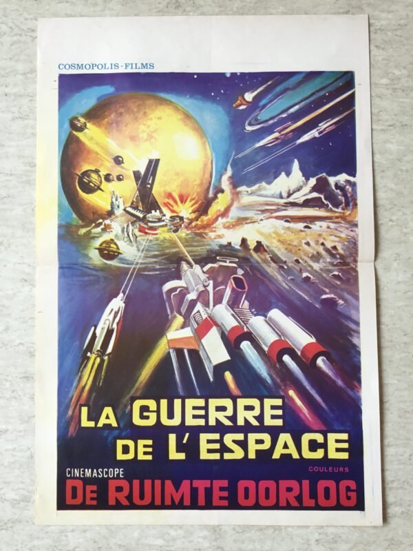 affiche cinéma belge la guerre de l'espace