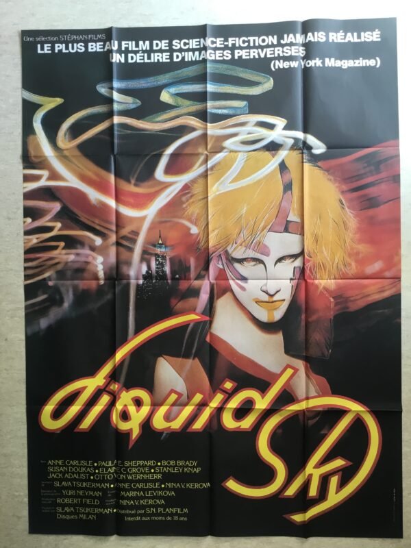 affiche cinéma Liquid Sky