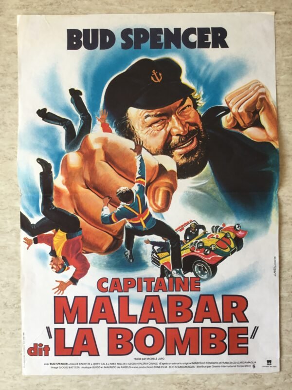 affiche cinema capitaine malabar dit la bombe