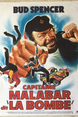 affiche cinema capitaine malabar dit la bombe
