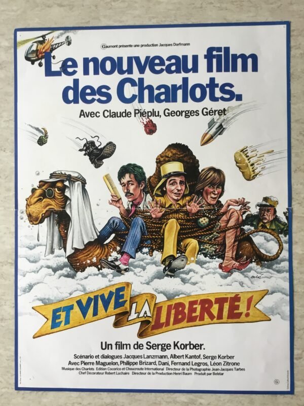 affiche cinéma et vive la liberté