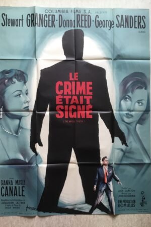 affiche cinéma le crime était signé