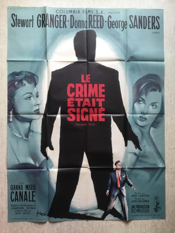 affiche cinéma le crime était signé