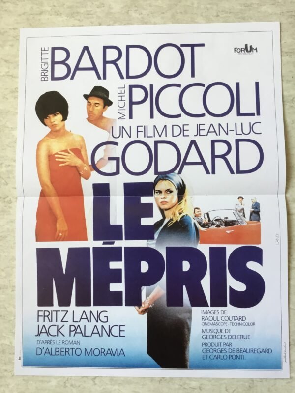 affiche cinema vintage le mépris