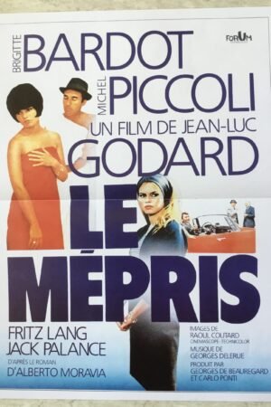 affiche cinema vintage le mépris