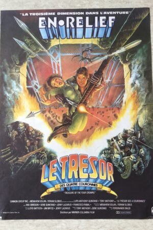 affiche de cinéma le trésor des quatre couronnes