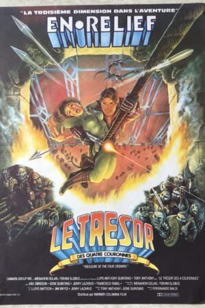 affiche de cinéma le trésor des quatre couronnes