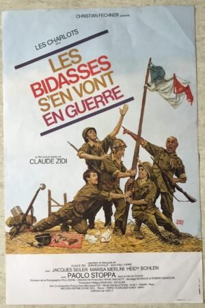 affiche cinéma les bidasses s'en vont en guerre
