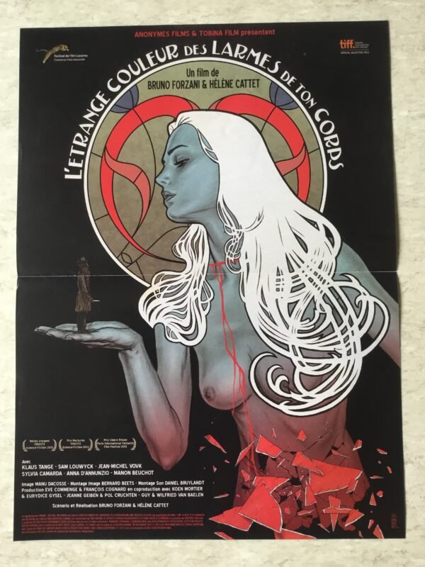 affiche cinéma L'Étrange Couleur des larmes de ton corps