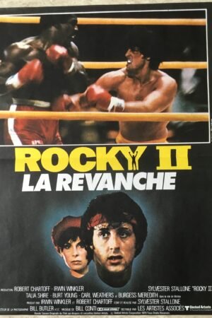 affiche cinéma vintage Rocky 2