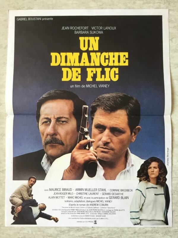 affiche cinéma un dimanche de flic