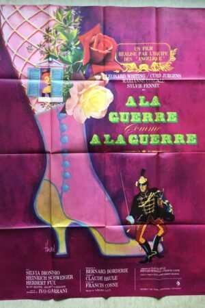 Affiche cinéma A la guerre comme à la guerre