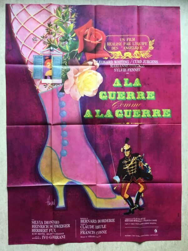 Affiche cinéma A la guerre comme à la guerre