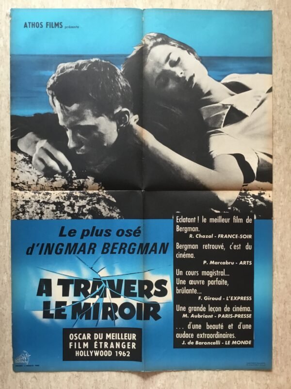 affiche de cinema a travers le miroir
